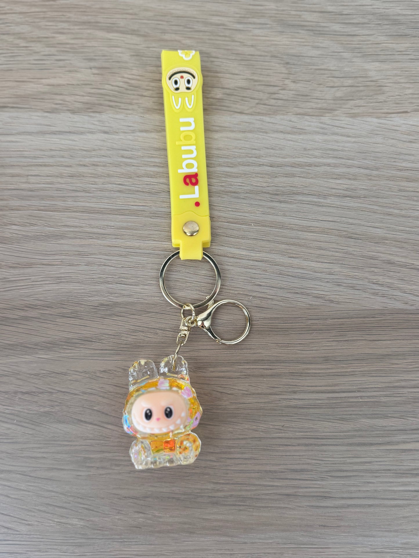 Porte clé Labubu paillettes