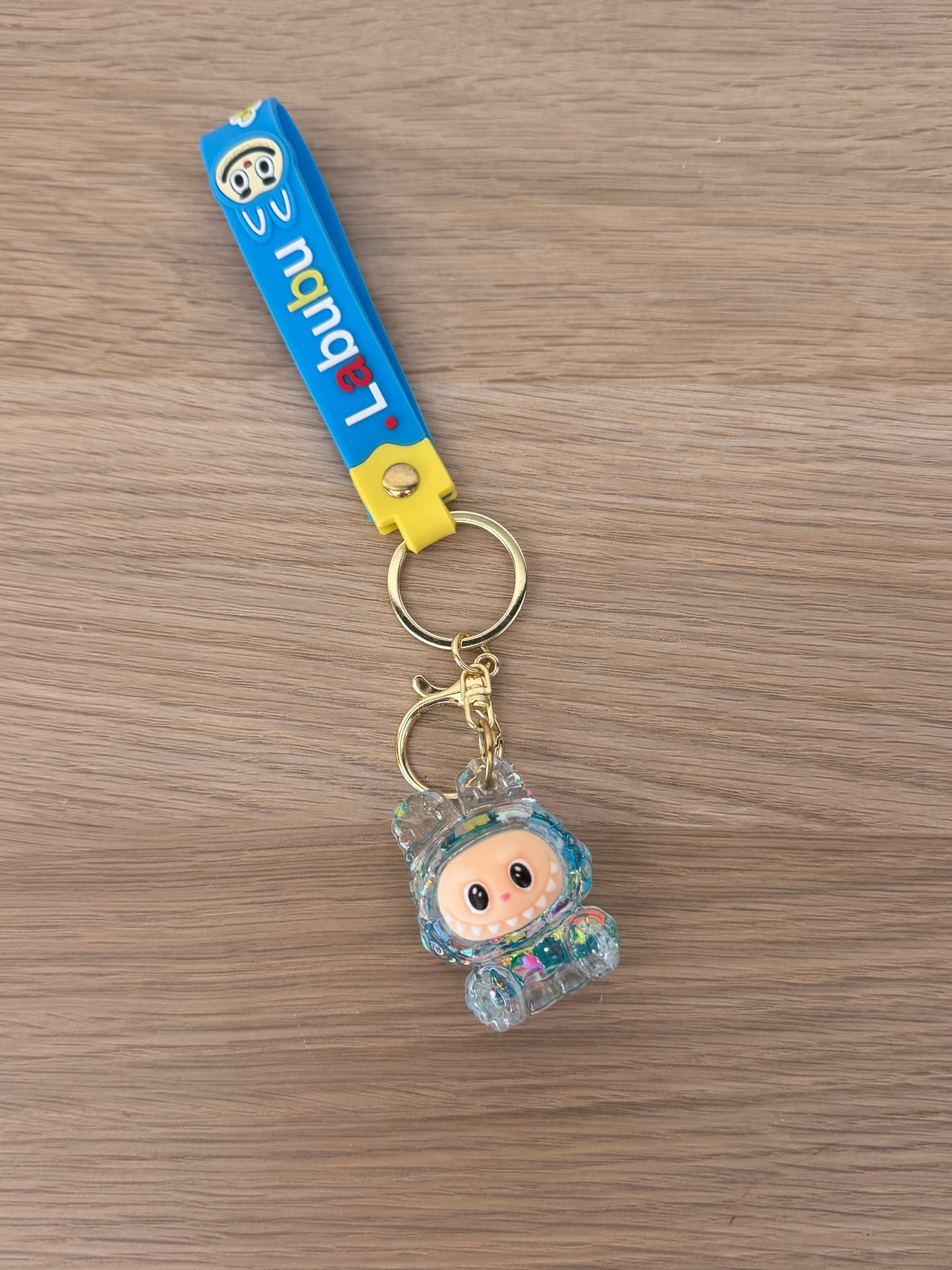 Porte clé Labubu paillettes