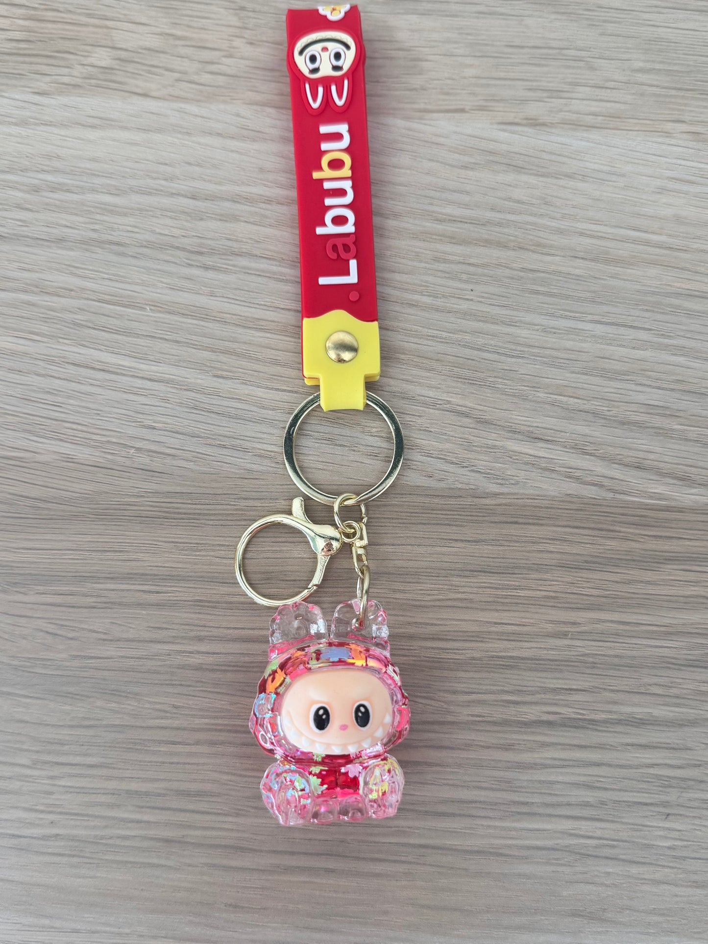 Porte clé Labubu paillettes