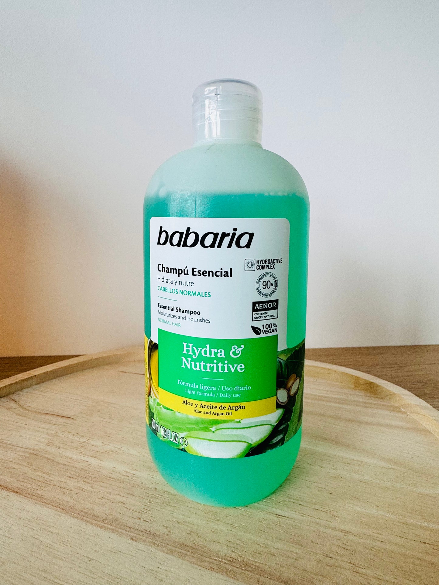 Shampoing aloé Vera et huile d’argan Babaria