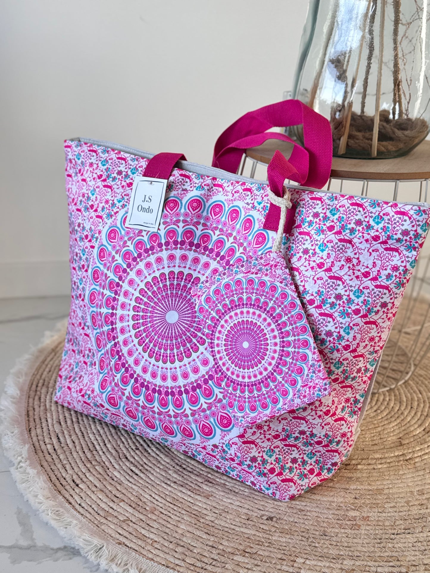 Sac de plage Rose