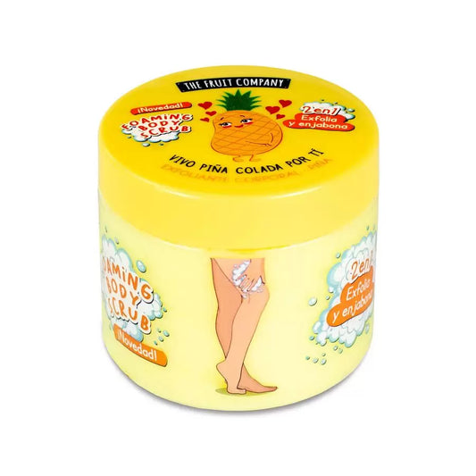 Gommage corporel THE FRUIT COMPANY Vegan parfumé à l’ananas et sel marin