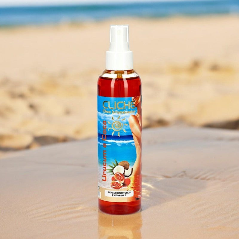 Huile bronzante coco petit format