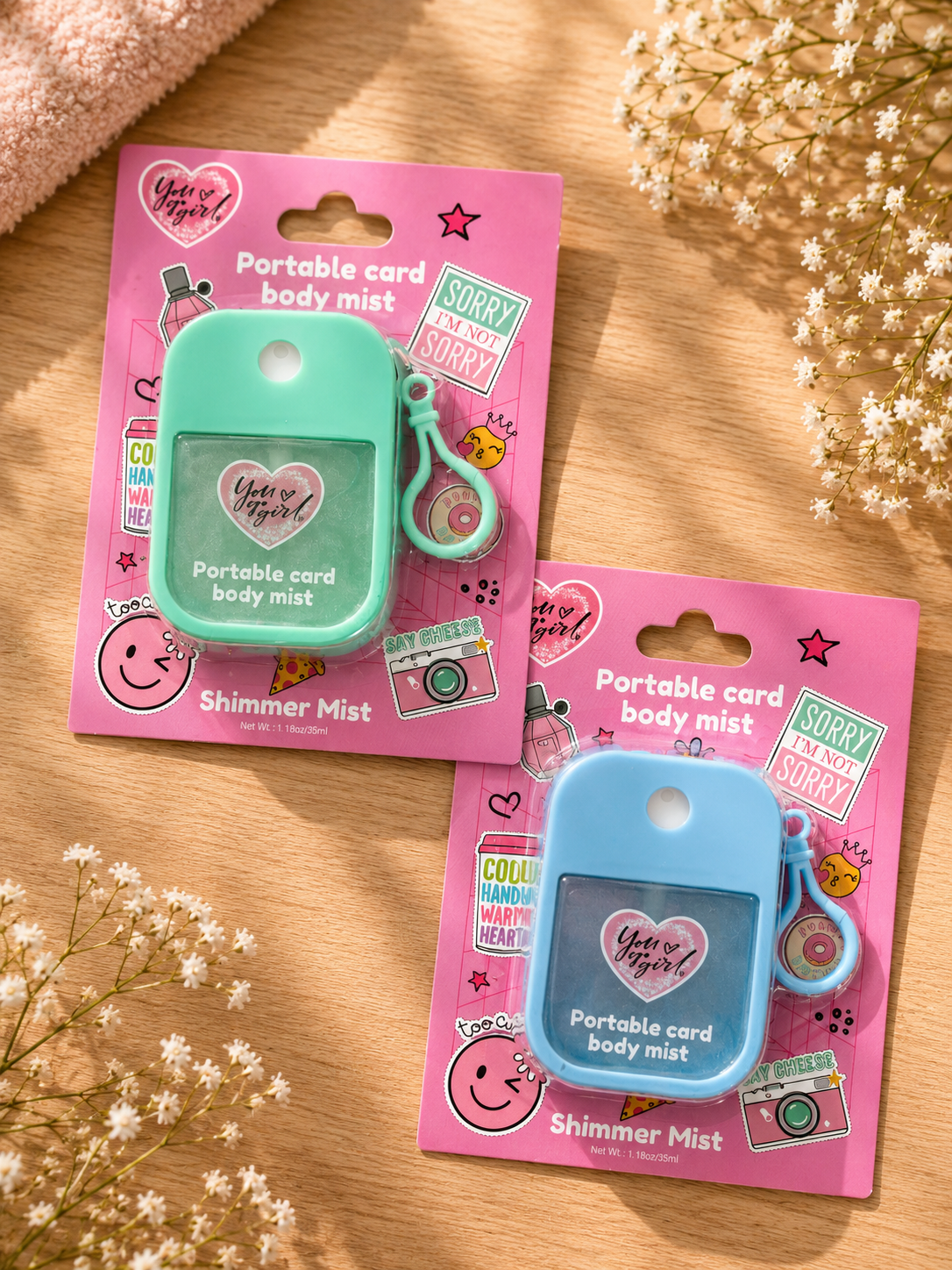 Shimmer Mist parfum porte clé