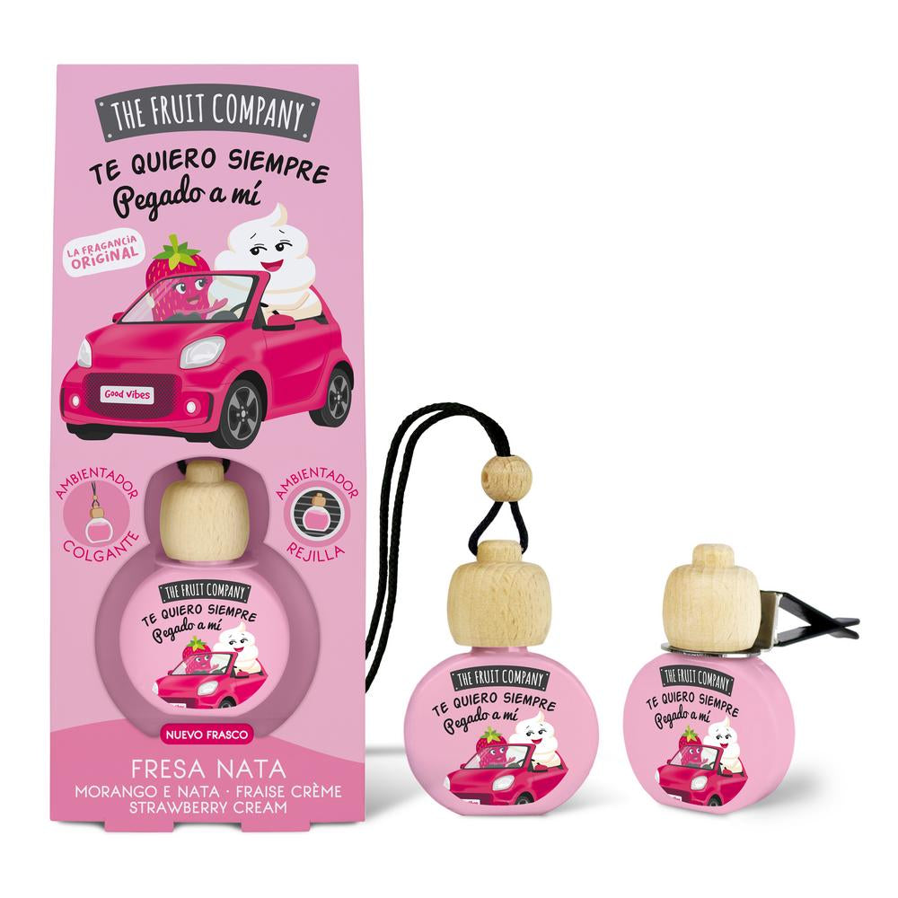 Parfum d'ambiance pour la voiture - Fraise et Crème
