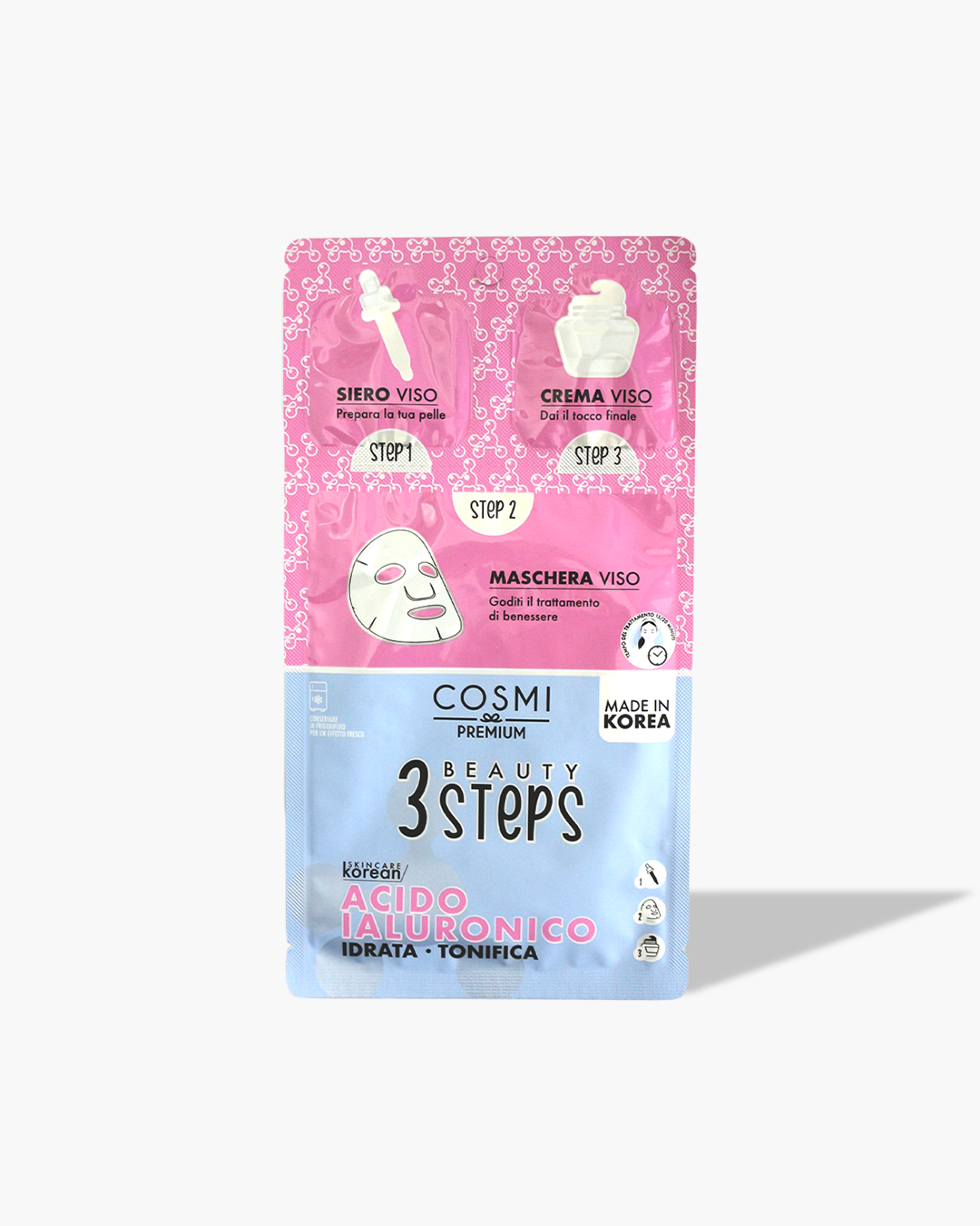 Masque 3 steps acide hyaluronique