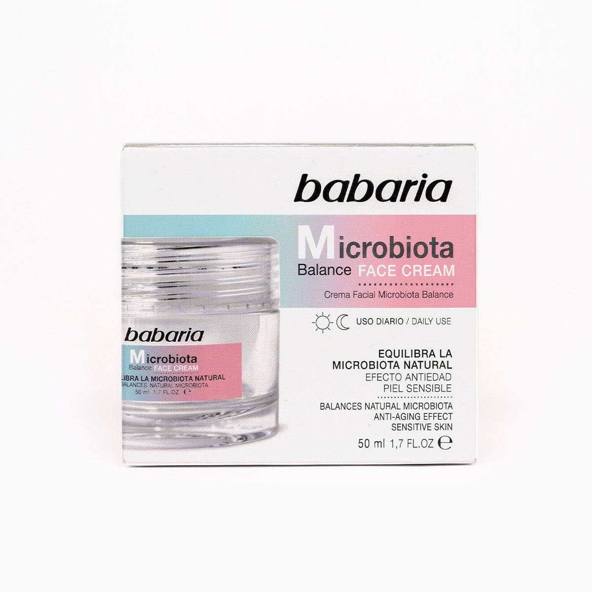 BABARIA Crème Visage Équilibre Microbiote 50 ml