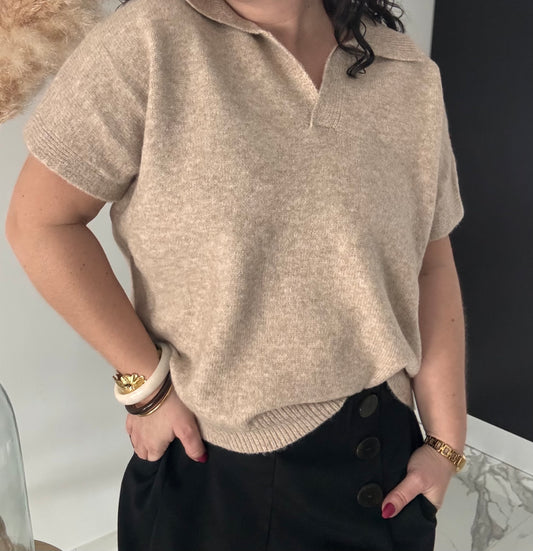 Pull manche courte Bonne Humeur