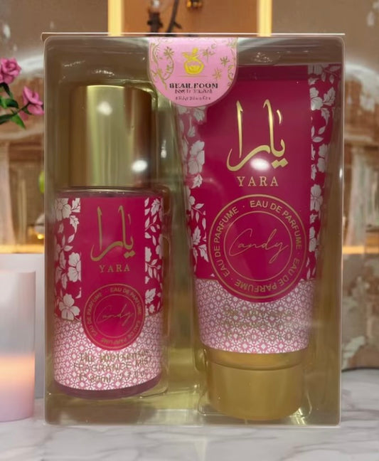 Coffret Cadeau Parfum – Yara Candy