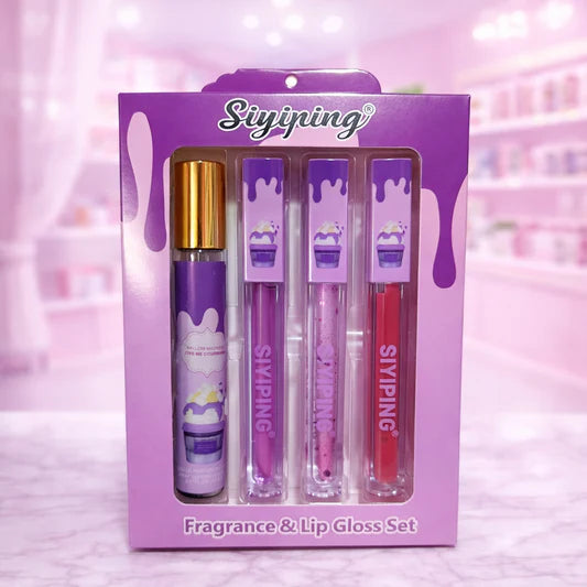 Coffret parfum + gloss gourmand