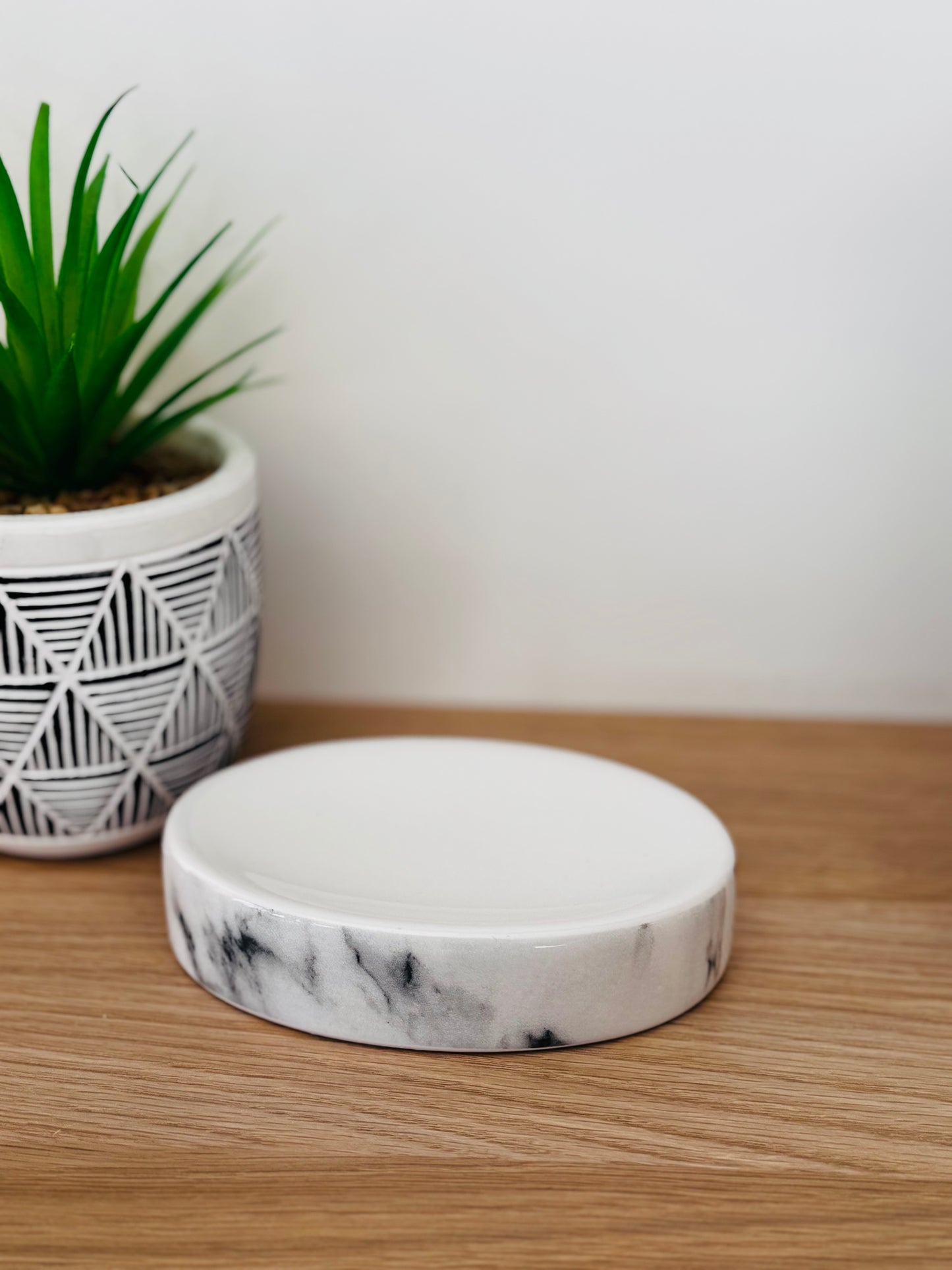 Porte savon effet marbre