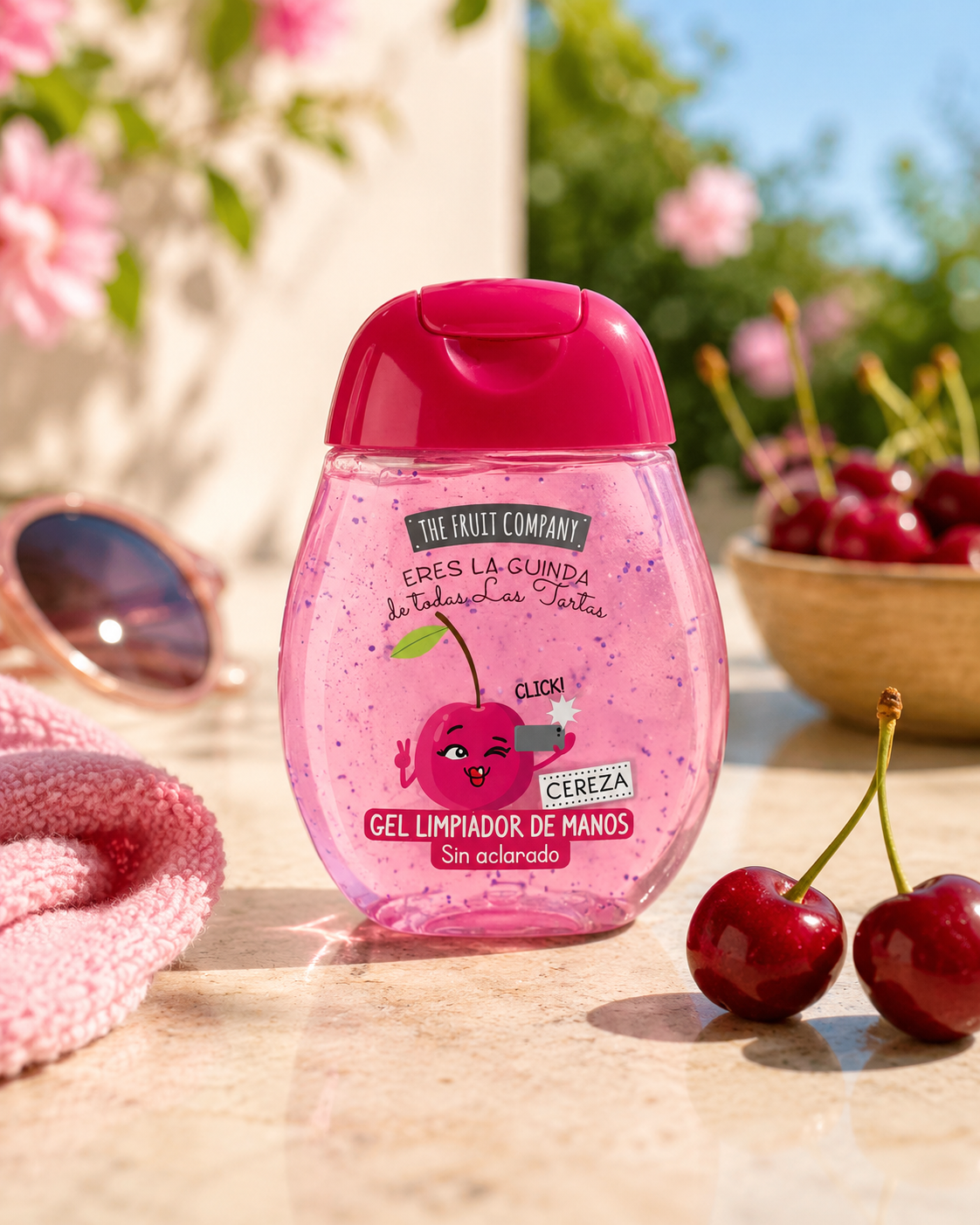 Gel désinfectant mains Cerise 🍒