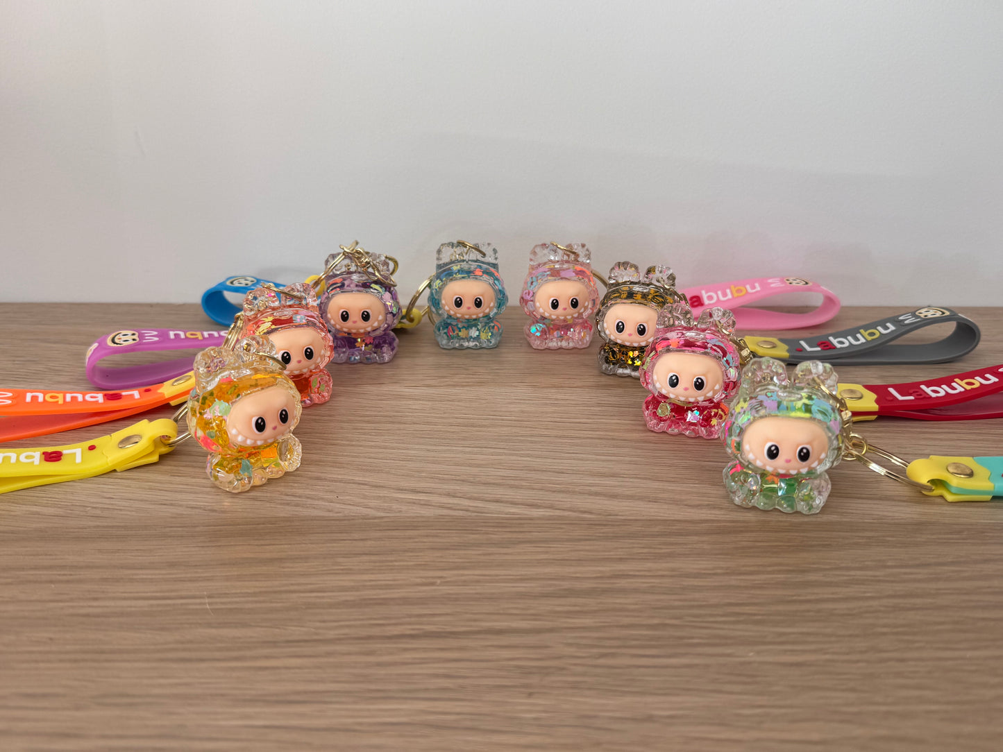 Porte clé Labubu paillettes