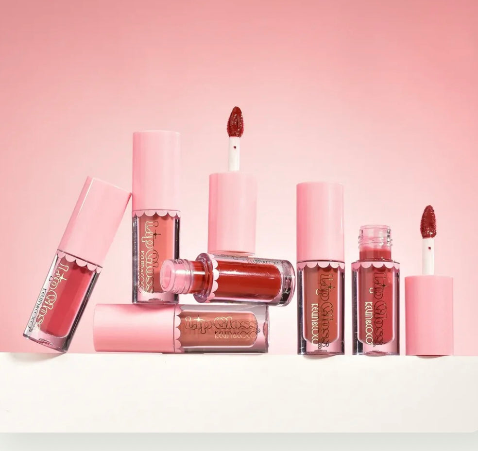 Ensemble de 6 brillants à lèvres – Kevin & Coco