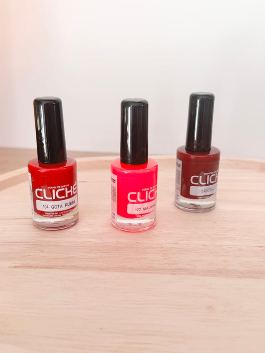 Vernis lot de 3 Cliché