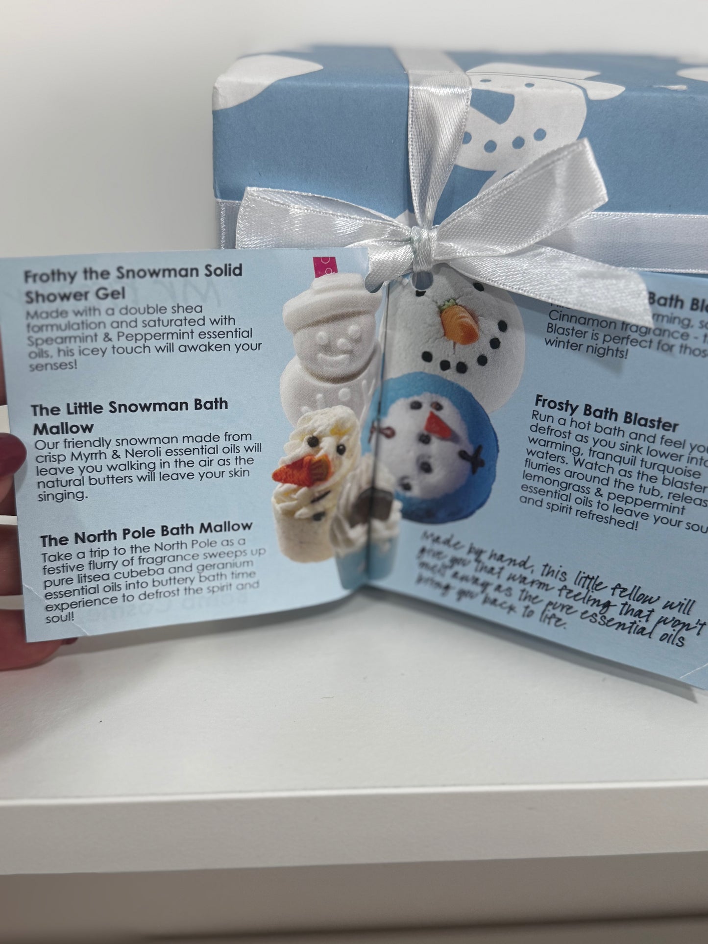 Coffret Bombe de bains Bonhomme de neige ⛄️