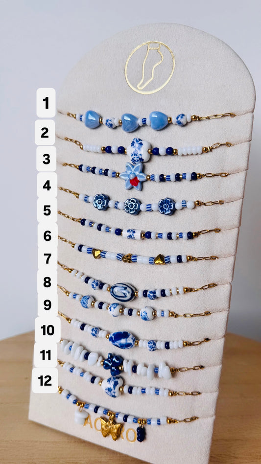 Bracelet de cheville Azul