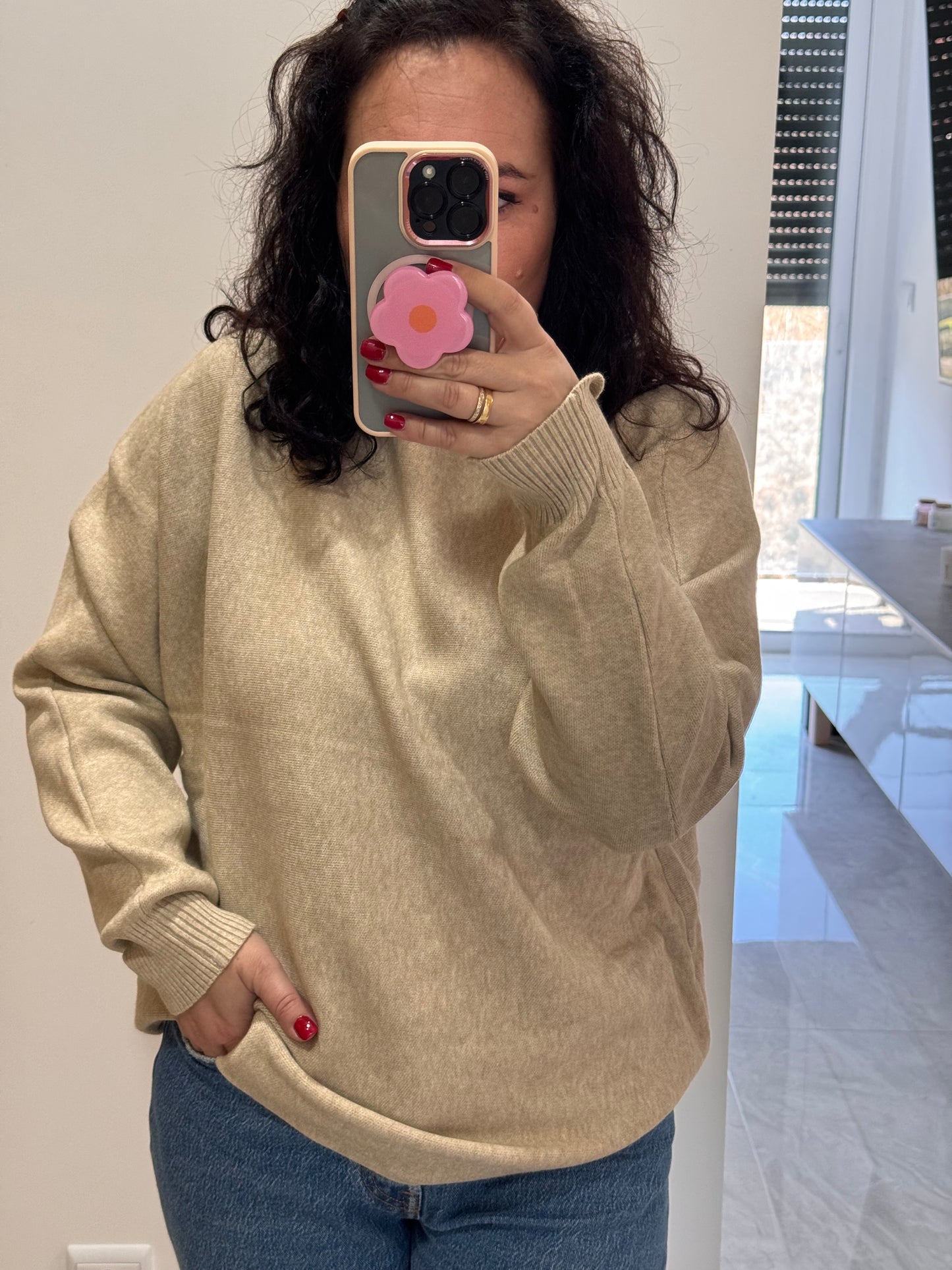 Pull Basique Intemporel L/XL ( Plusieurs couleurs )