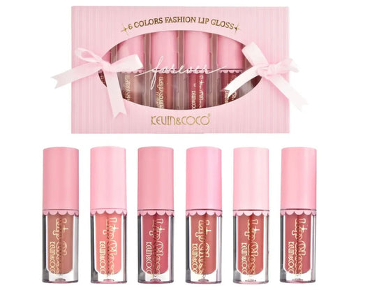 Ensemble de 6 brillants à lèvres – Kevin & Coco