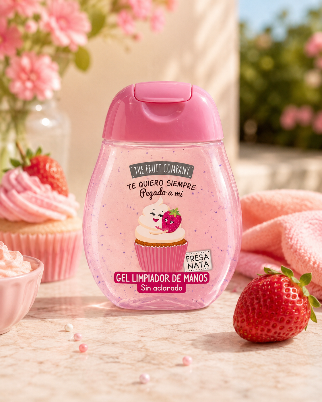 Gel désinfectant mains Fraise 🍓