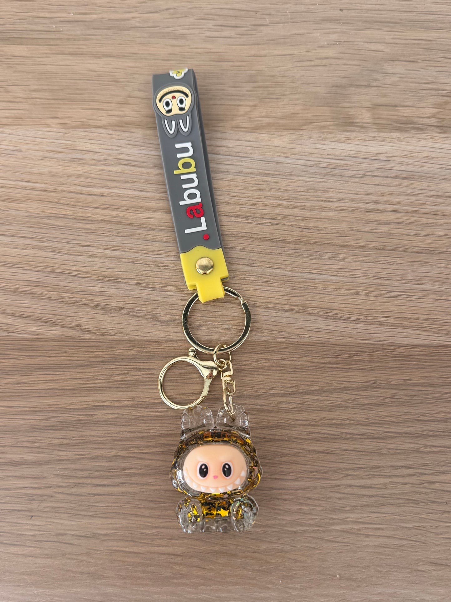 Porte clé Labubu paillettes