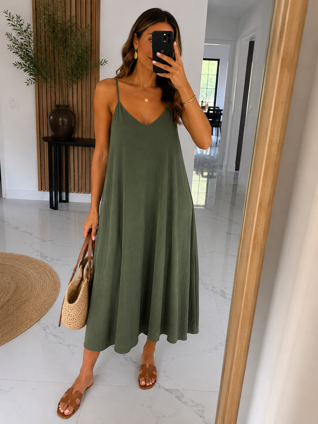 Robe Lola Kaki