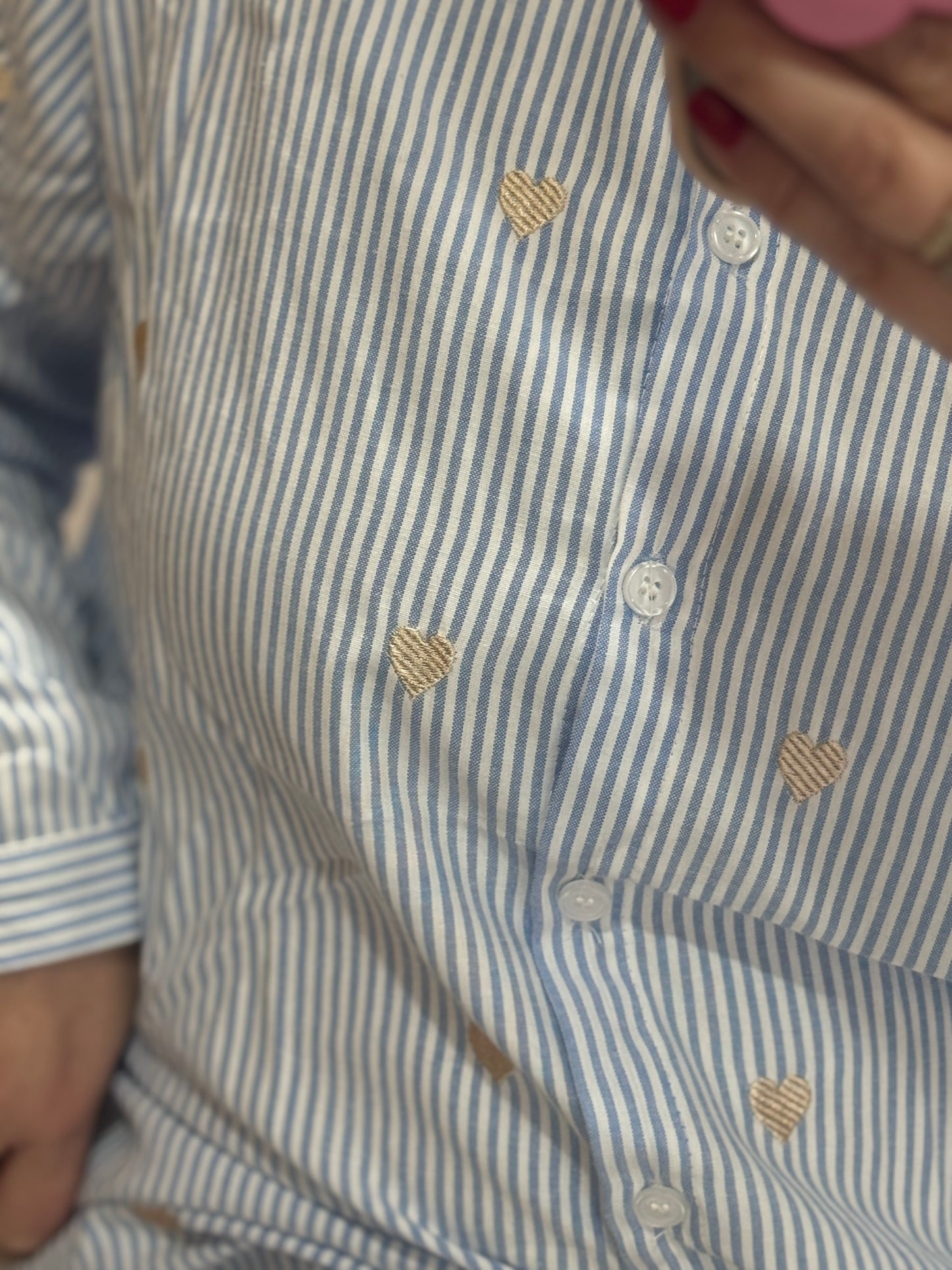 Chemisier motif 💛 doré