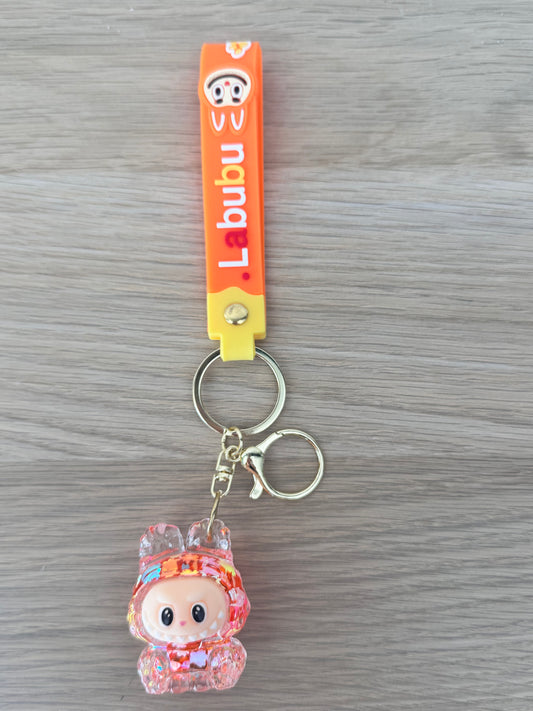 Porte clé Labubu paillettes