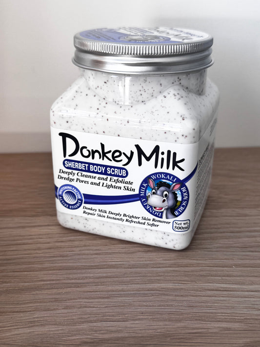 Gommage corporel au lait d’ânesse