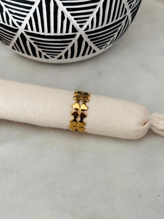 Bague trèfles