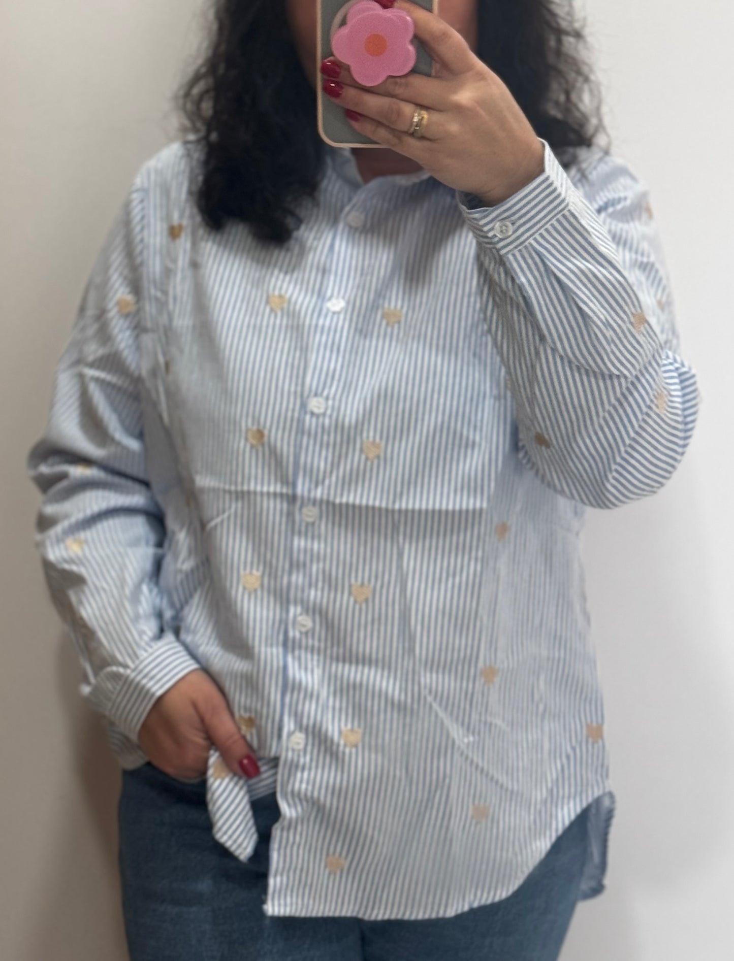 Chemisier motif 💛 doré