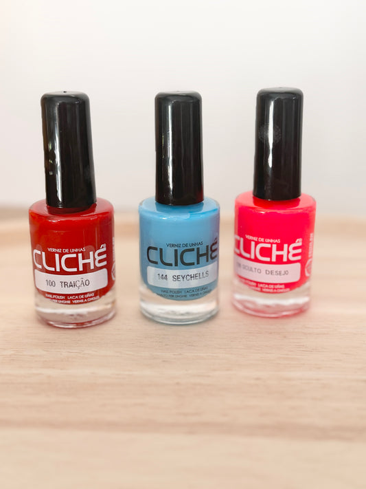 Vernis lot de 3 Cliché