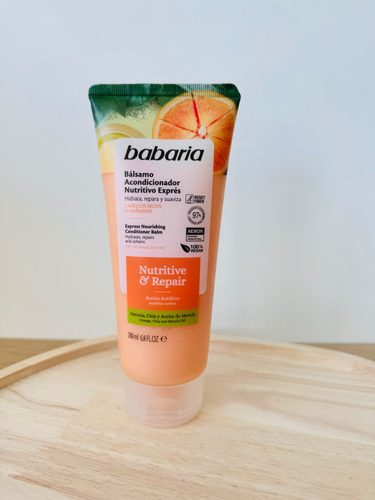 Après - shampoing Babaria Orange et chia
