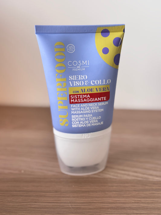 Le Serum pour Visage & Cou avec Roll-on de Massage à l’ALOE VERA 80ml – Cosmi