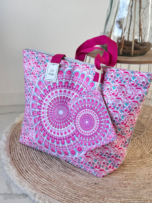 Sac de plage Rose