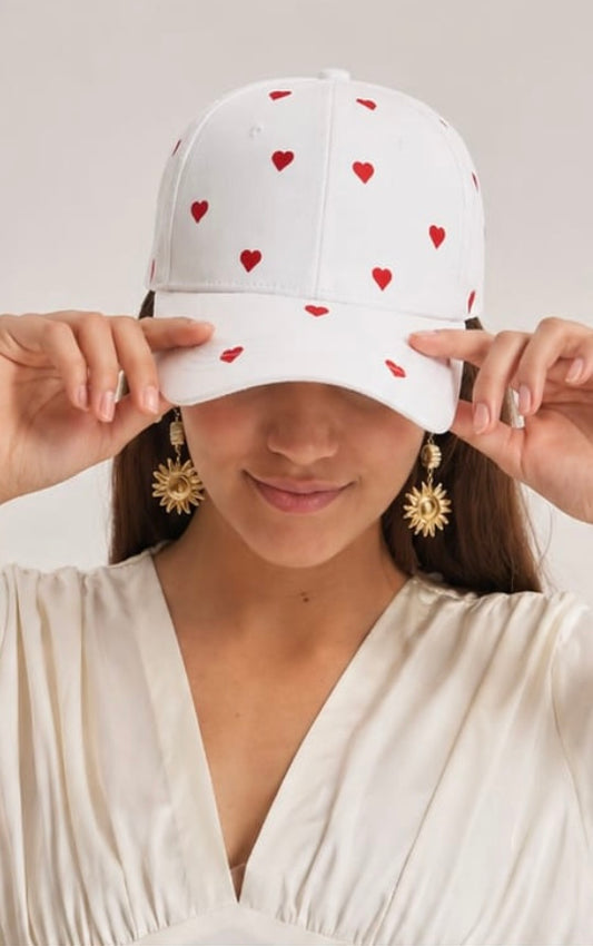 Casquette cœur