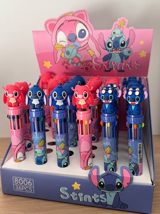 Stylo 10 couleurs