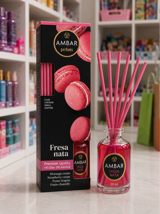Mikado Âmbar Macaron Fraise