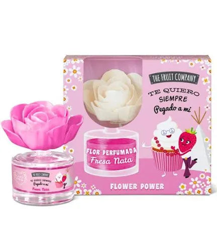 Coffret fleur - fraise chantilly