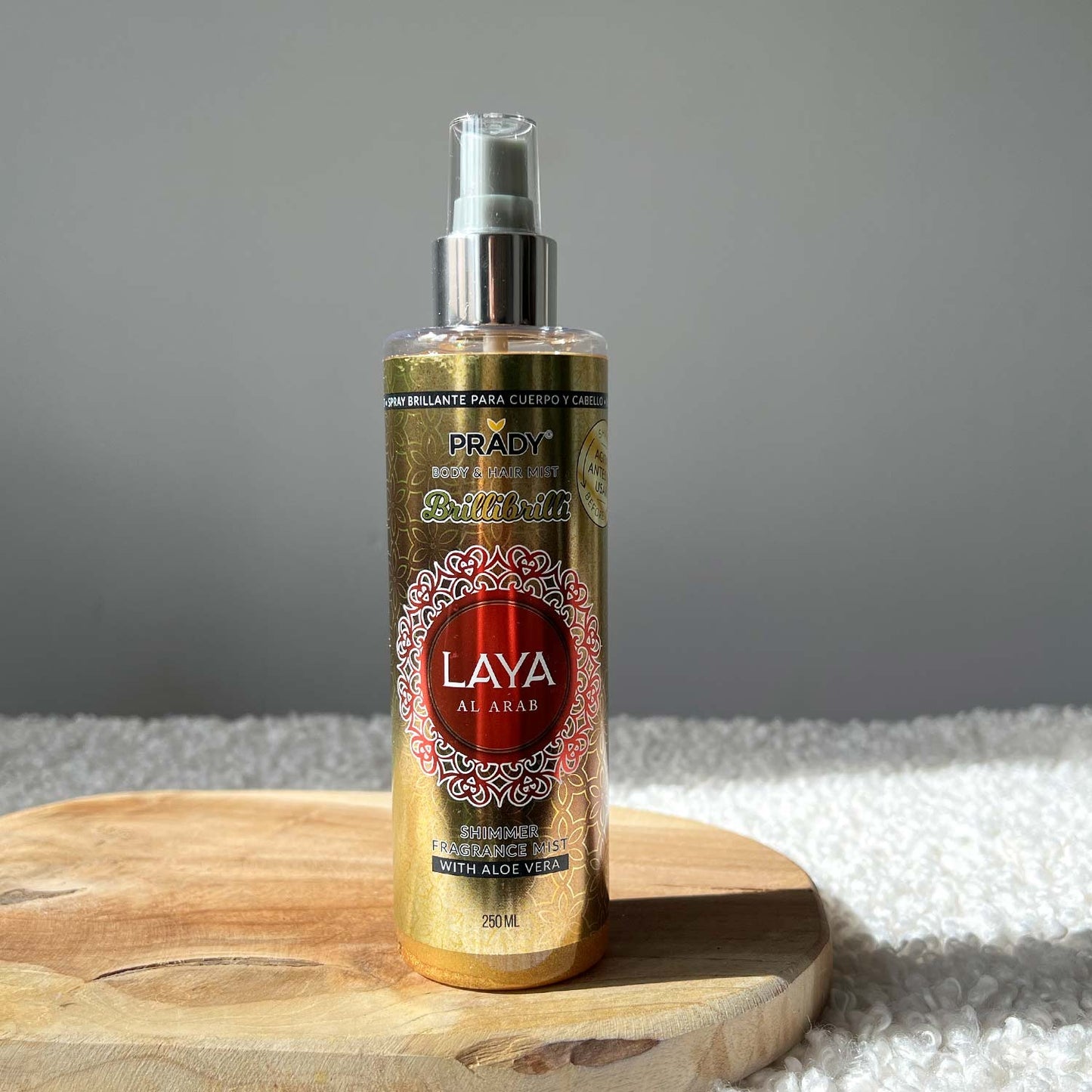 Brume Corps et Cheveux Scintillante - Laya Al Arab - Prady