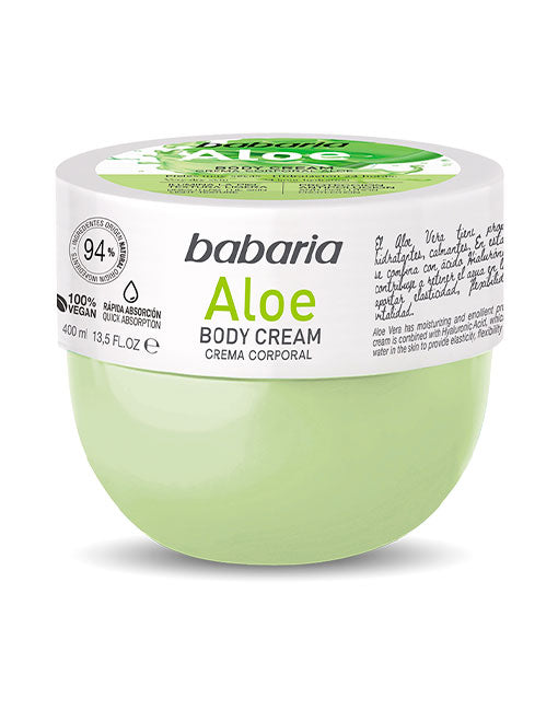 BABARIA Crème Corps Aloe Vera 400 ml