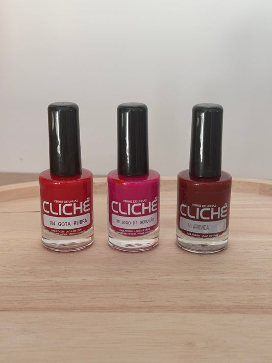 Vernis lot de 3 Cliché