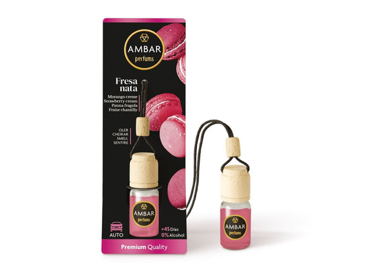 Parfum voiture fraise crème