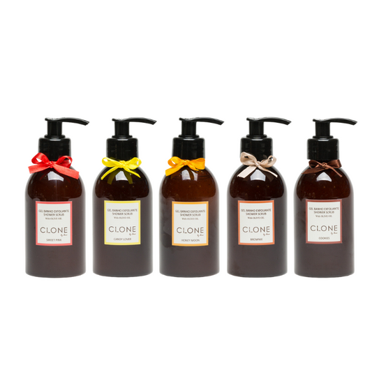 Gel douche exfoliant à l'huile d'olive