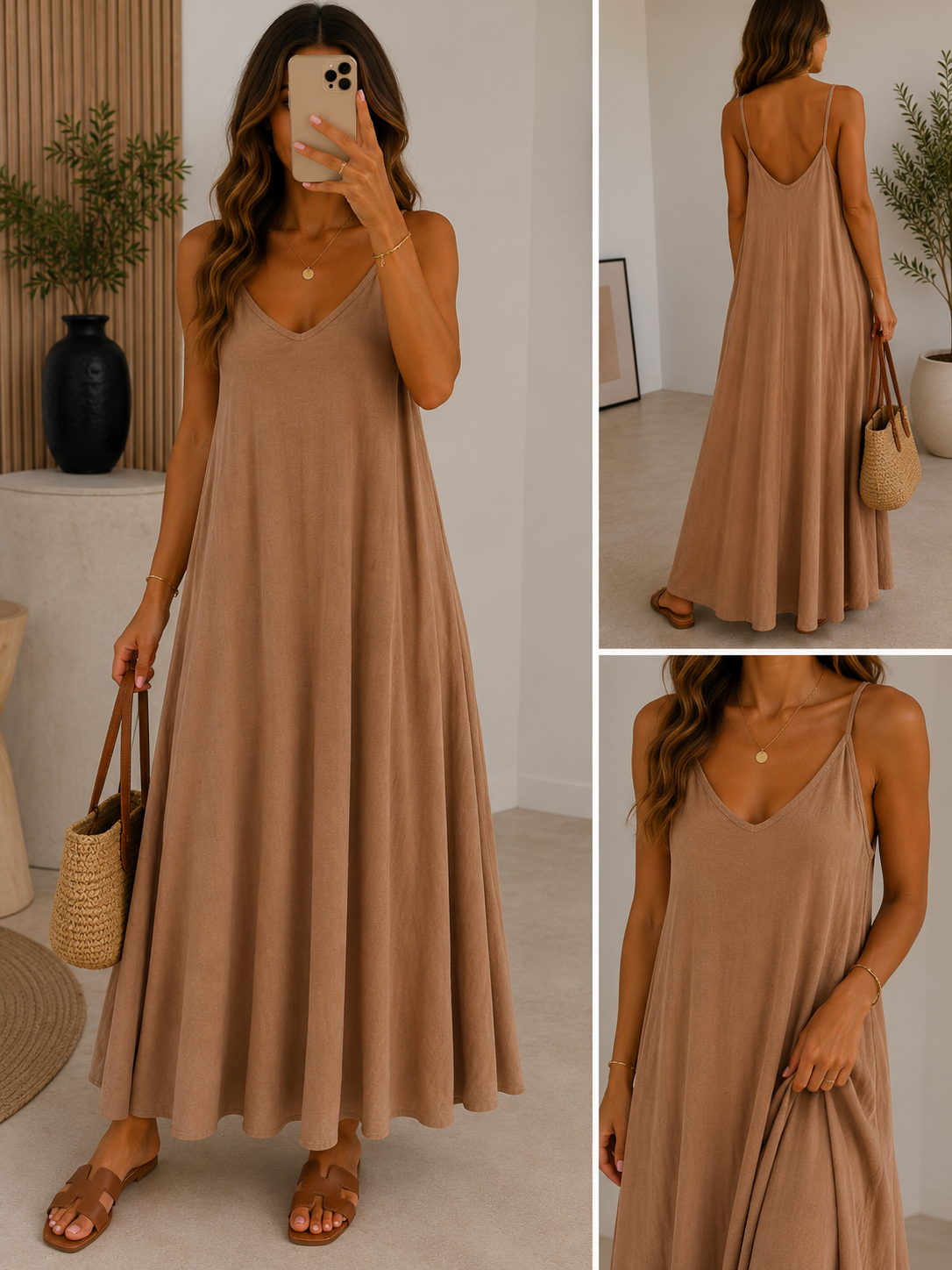 Robe Lola marron